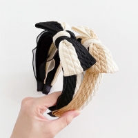 Lady Hairband Bow Knitted (LHB9150)